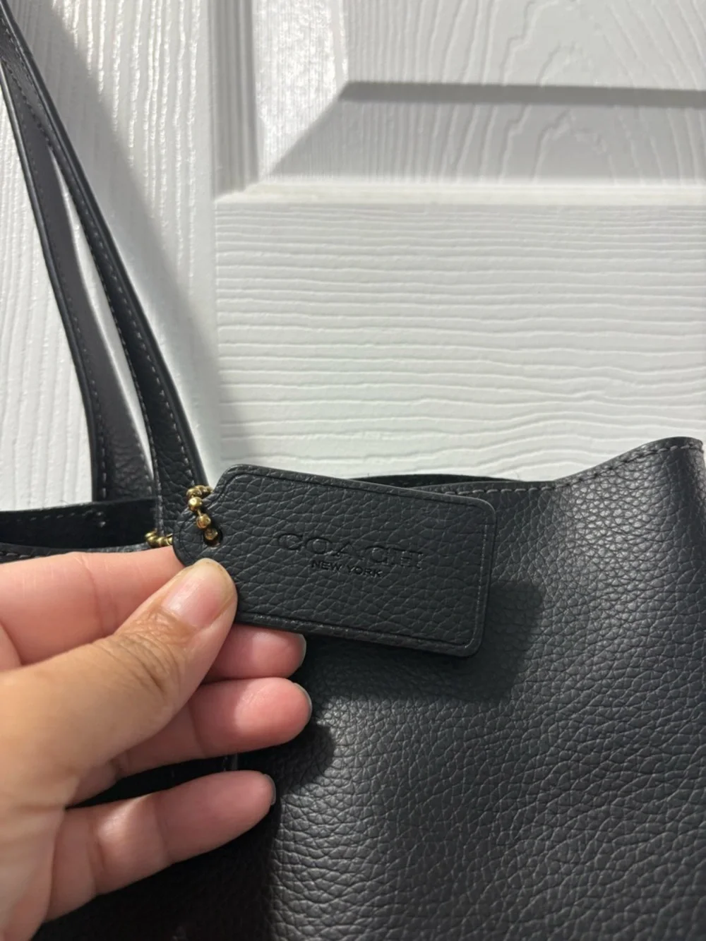 Coach North Tote Black NWOT SLIGHTLY FLAWED